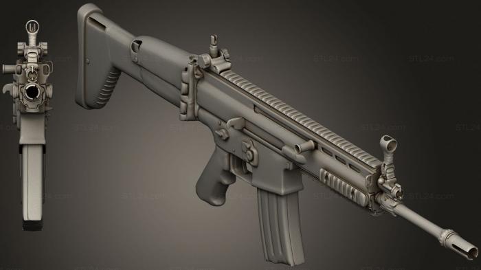 Weapon (Scar L, WPN_0264) 3D models for cnc